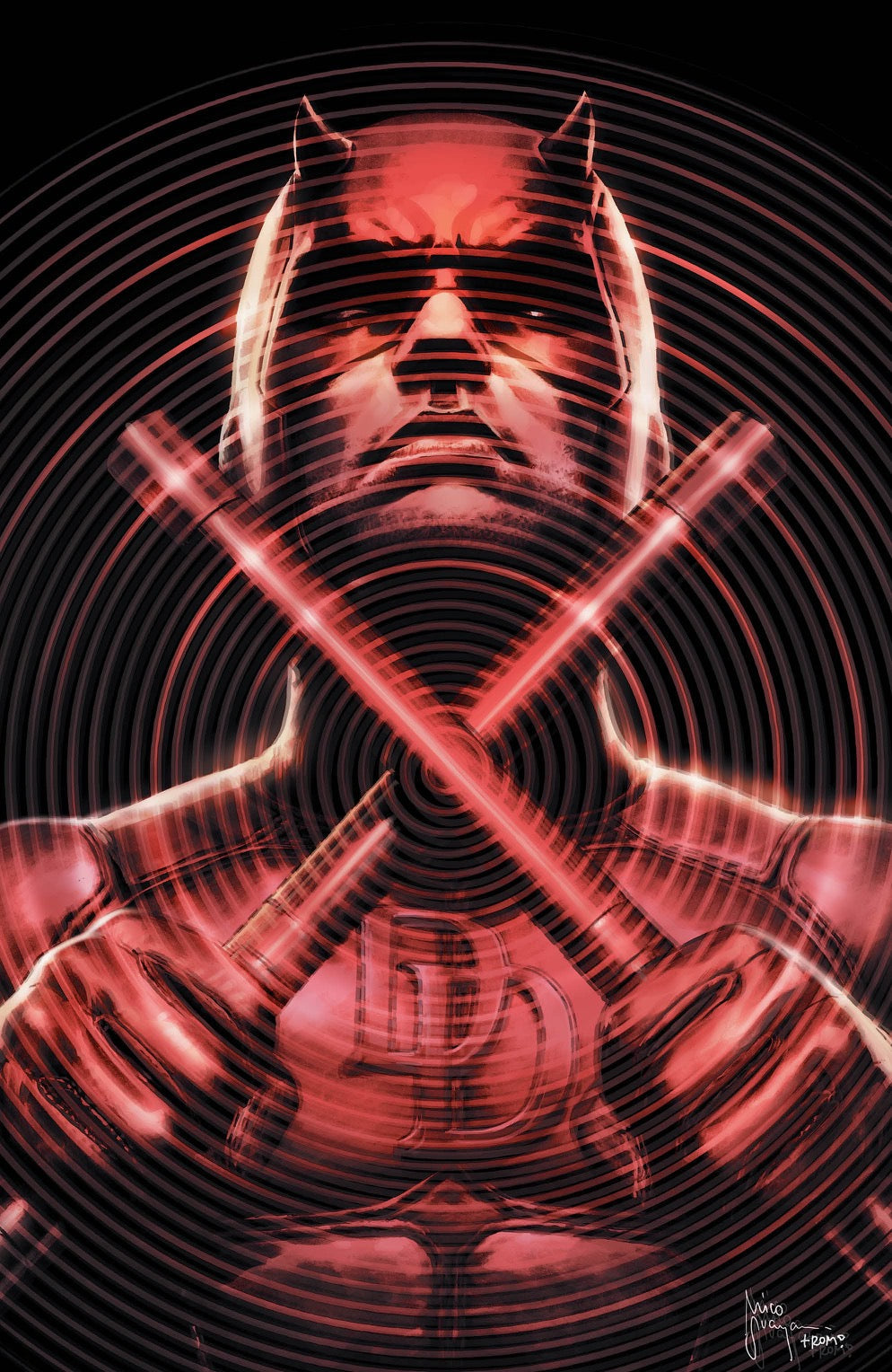 DAREDEVIL #1 - MICO SUAYAN VIRGIN VARIANT