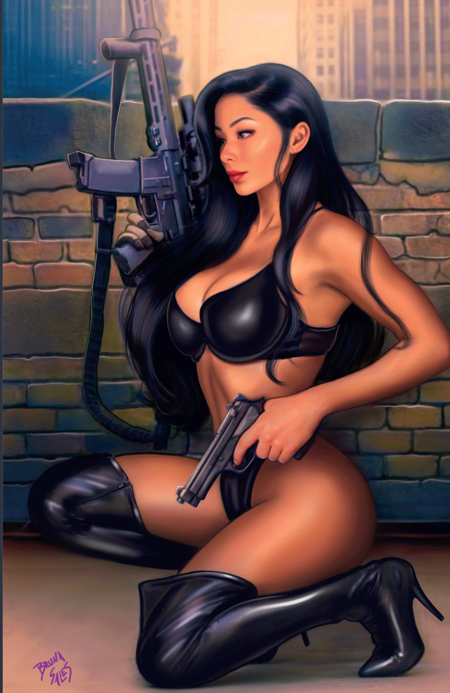 GUN HONEY #1 - COMPLETE SET (12 Books) VIRGIN VARIANT