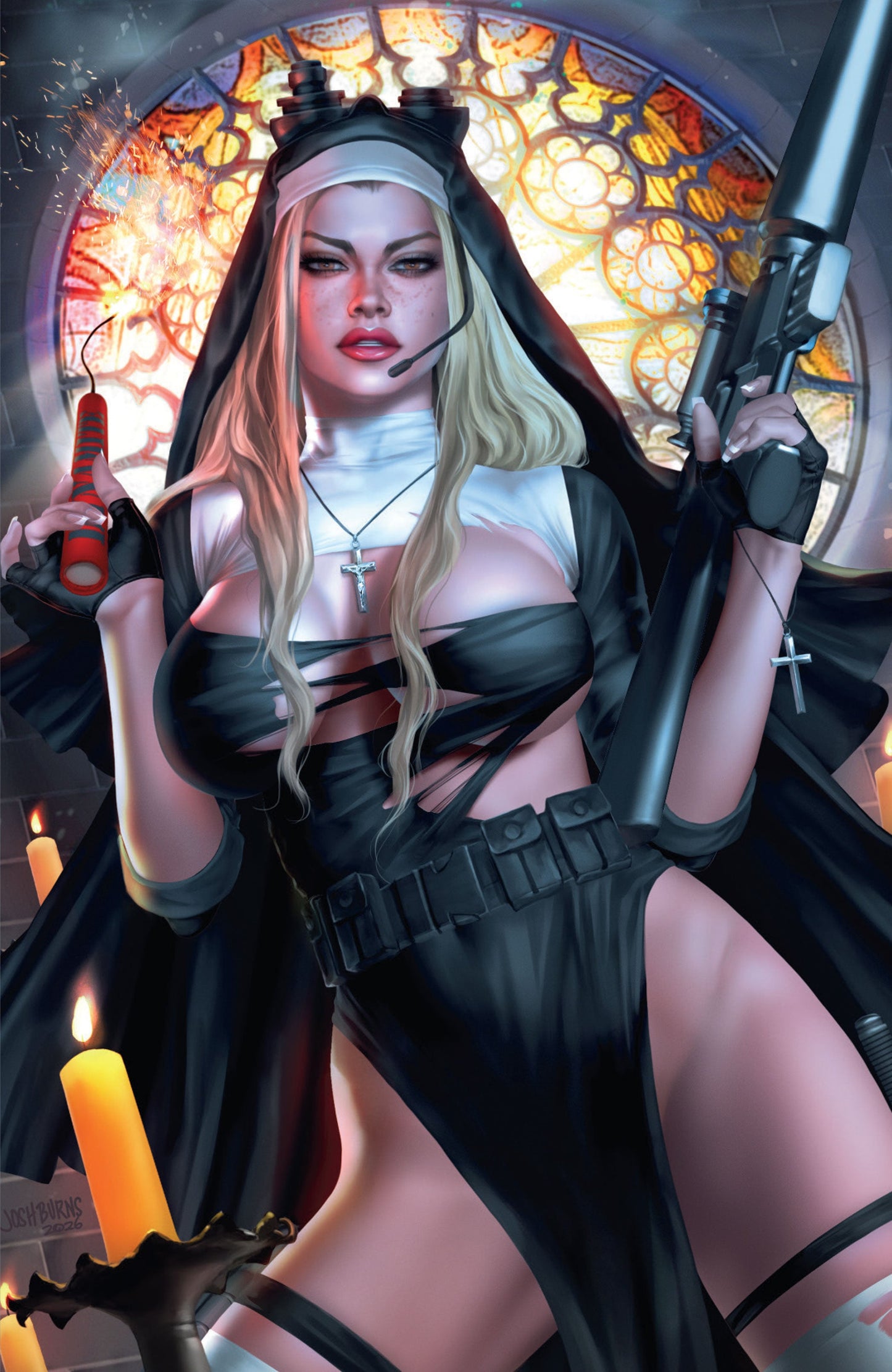 GUN HONEY #1 - JOSH BURNS VIRGIN VARIANT
