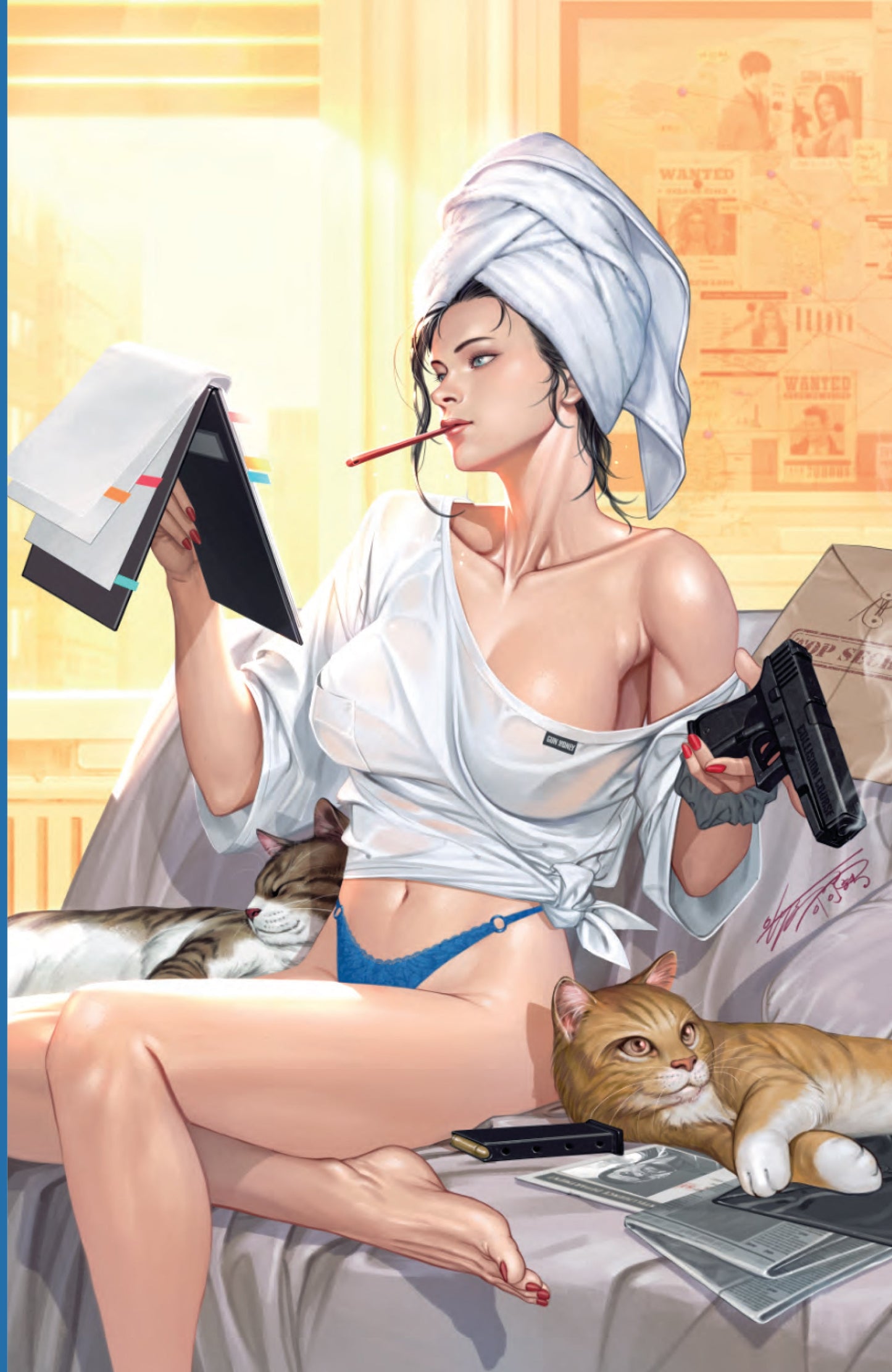 Gun Honey #2 INHYUK LEE HeroesCon Exclusive Blue Virgin Variant