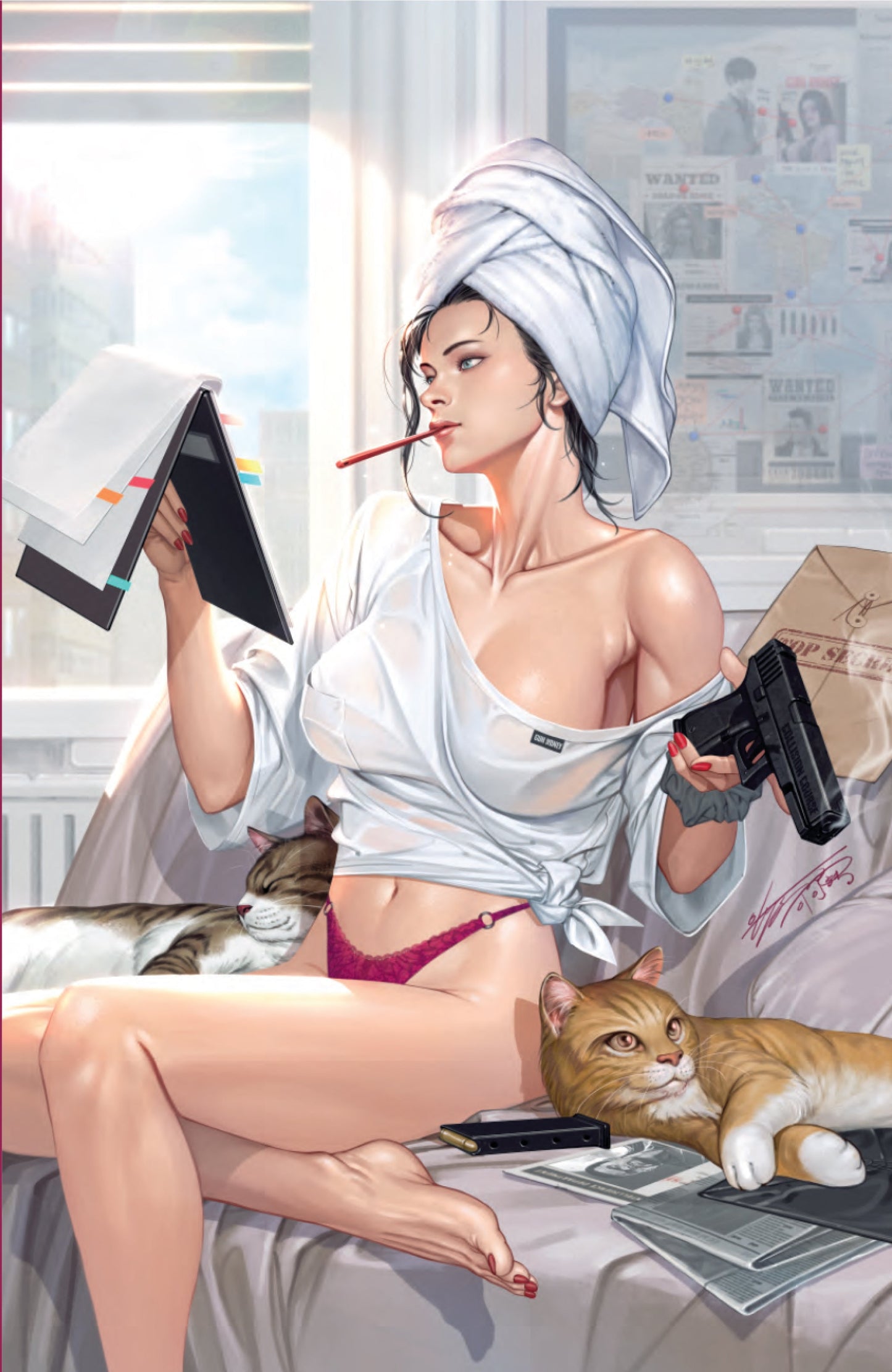 Gun Honey #2 INHYUK LEE HeroesCon Exclusive Purple Virgin Variant