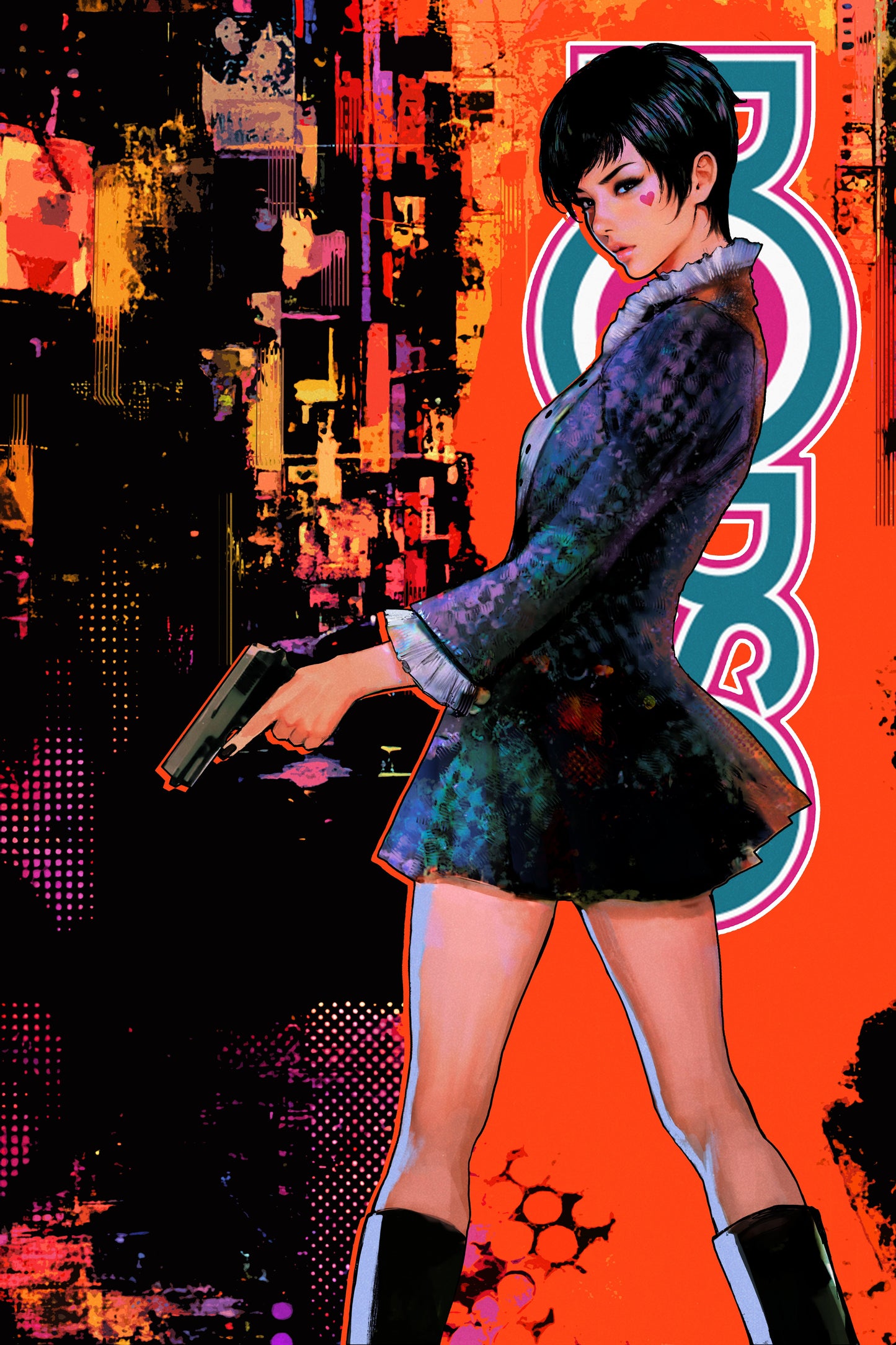POP KILL #4 - SOZOMAIKA RED VIRGIN VARIANT HEROESCON EXCLUSIVE