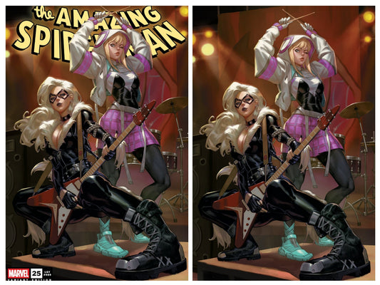 Amazing Spider-Man #25 Alpha Exclusives by Ejikure Pre-order Trade/Virgin variants