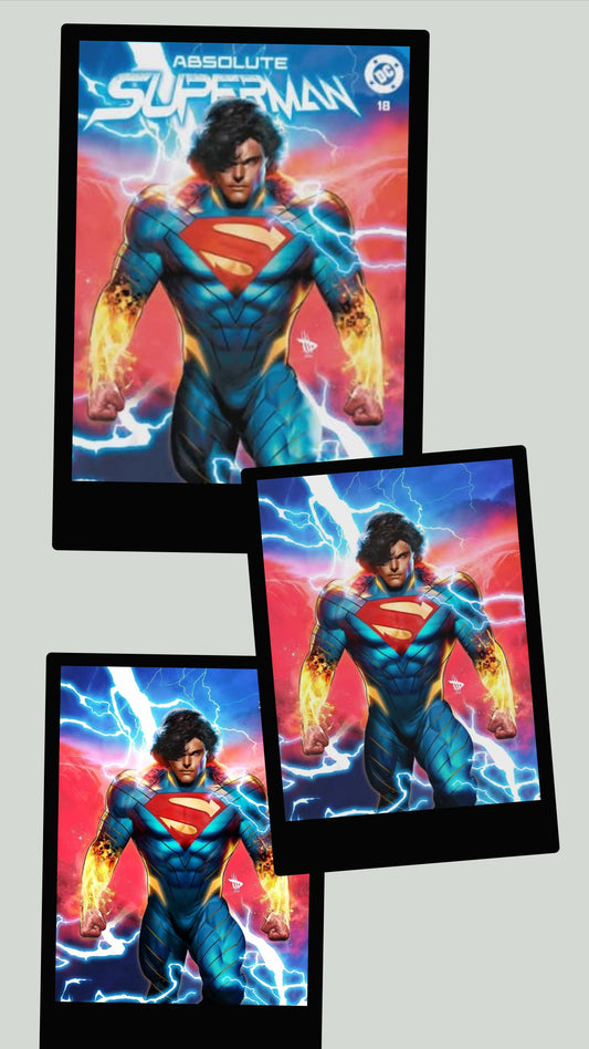 Absolute Superman 18 Alpha Exclusives 3 book setDavid Wilkins Pre-ordor