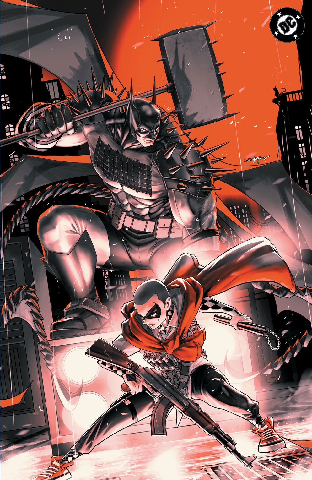 Absolute Batman #22 SANTA FUNG SDCC Exclusive Pink Foil Virgin Variant