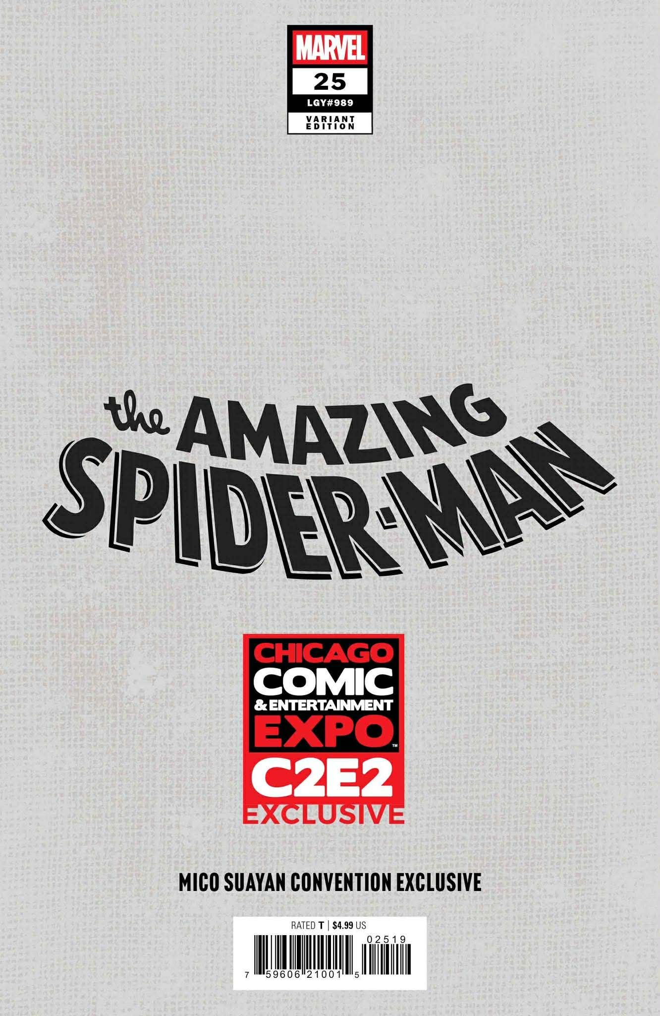 SPIDER-MAN #25 - MICO SUAYAN TRADE VARIANT