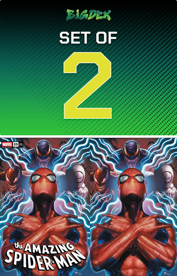 SPIDER-MAN #25 - MICO SUAYAN TRADE & VIRGIN VARIANT BUNDLE SET