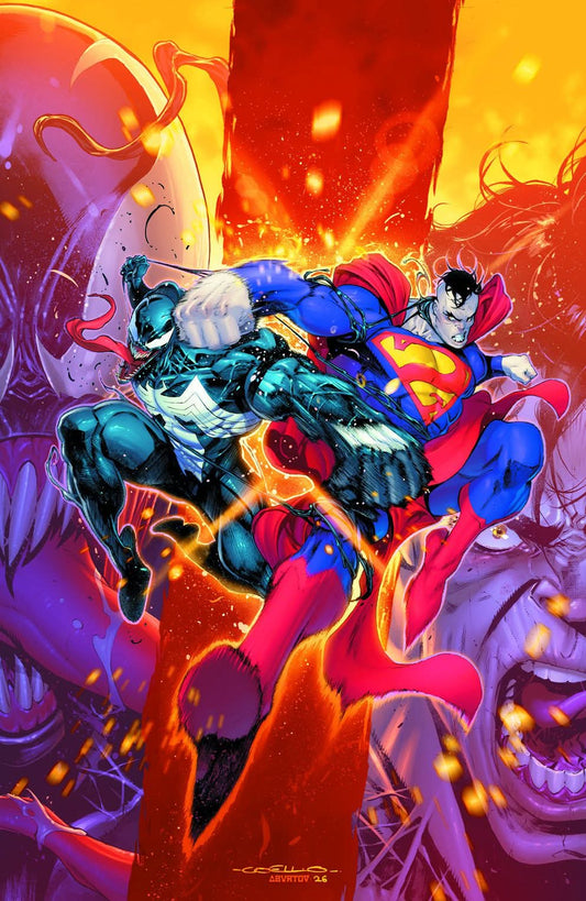 SPIDER-MAN/SUPERMAN #1 - IBAN COELLO VIRGIN VARIANT LTD 1000 (PRE-ORDER)