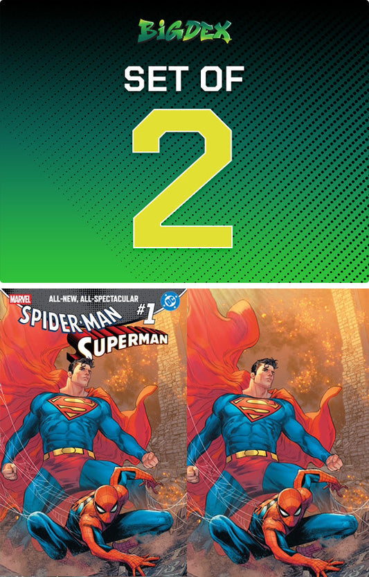 SPIDER-MAN/SUPERMAN #1 - MARCO CHECCHETTO TRADE & VIRGIN VARIANT BUNDLE SET