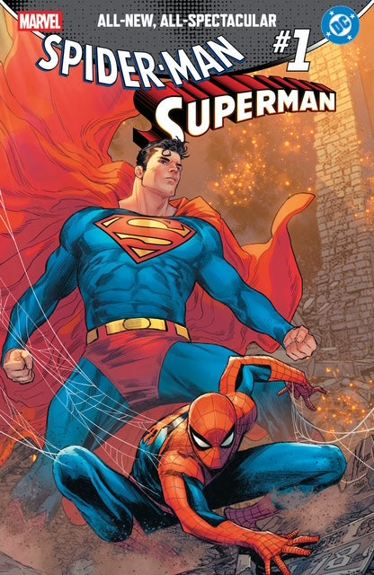 SPIDER-MAN/SUPERMAN #1 - MARCO CHECCHETTO TRADE & VIRGIN VARIANT BUNDLE SET