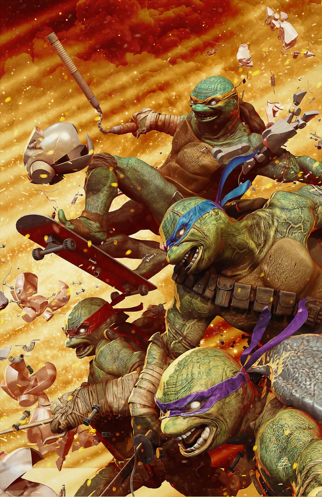 Teenage Mutant Ninja Turtles #300 (#20) BJORN BARENDS Exclusive Variants