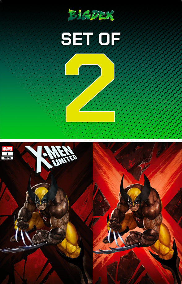 X-MEN UNITED #1 - SKAN SRISUWAN TRADE & VIRGIN VARIANT BUNDLE SET